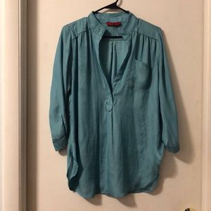 Akira Chicago Teal Blouse